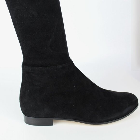 NEW JIMMY CHOO Myren Stretch Suede Over-the-knee Boots - Picture 10 of 16